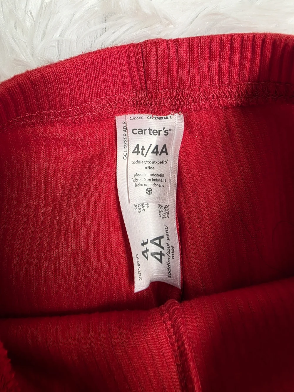 Carters ribbed knit